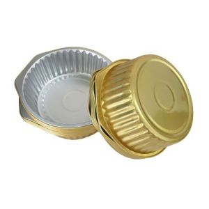 Disposable Microwavable Airline Aluminum Foil Container Custom Order Accepted