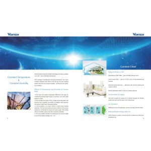 10HP Fresh Air Intake Air Conditioning Systems 32KW Heating Capacity