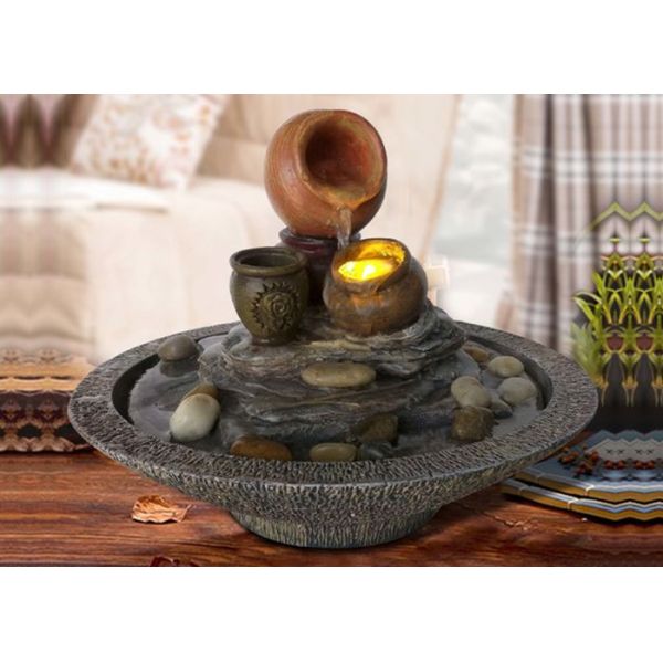 Buy Iving Room Teapot Desk Waterfall Fountain at wholesale prices