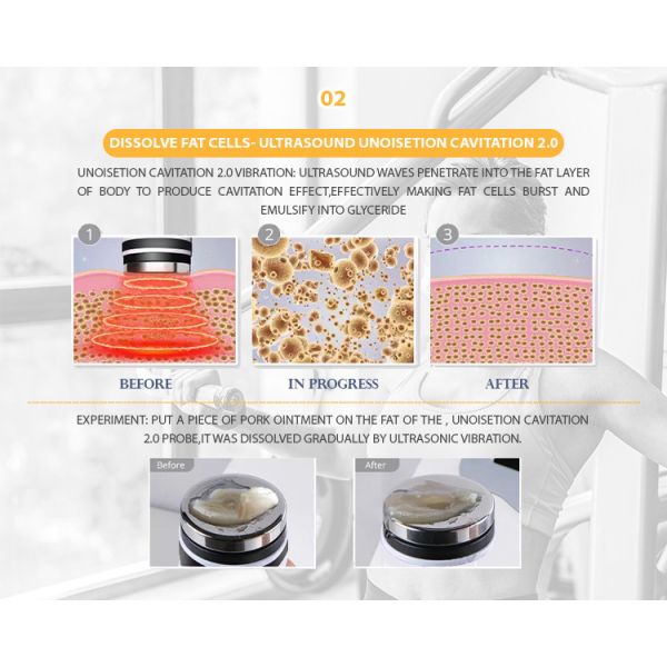 7 In 1 Vacuum Cavitation Machine Body Slimming RF Laser Beauty Instrument