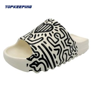 Custom Thickness 3.5cm EVA Foam Men Yezzy Slides