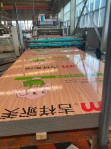 China Cherry Oak Aluminum Composite Plastic Panel 6mm Walnut Wood For Interior Wall on sale