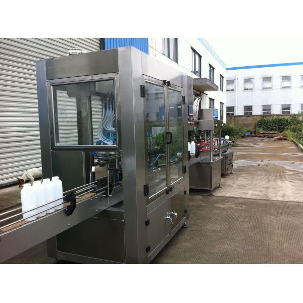 1500ml Automatic Disinfectant Filling Machine 300L Min Liquid Bottle Packing