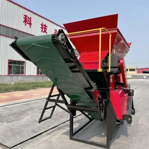 Soil Shredder Crusher Machine With Double Layer Mesh Screen