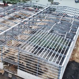 Source Prefabricated Warehouse Steel Structure Building with Cutting Service and