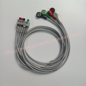 REF 411200-00 GE CareFusion Multi Link ECG Leadwire Replaceable Set 5-Lead Snap
