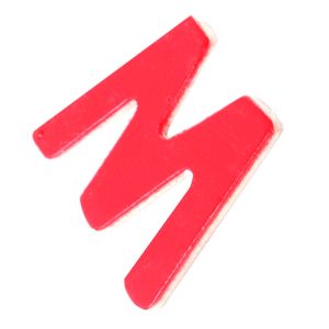 Wood - Small Movable Alphabet (Red & Blue)