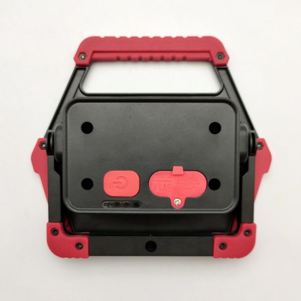10W Rechargeable COB Waterproof Portable LED Work Light 17.3x3.5x15.6cm ABS Silicone