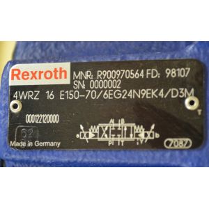 Pilot Operated Rexroth Hydraulic Valves , 4WRZ16 Proportional Directional Valves