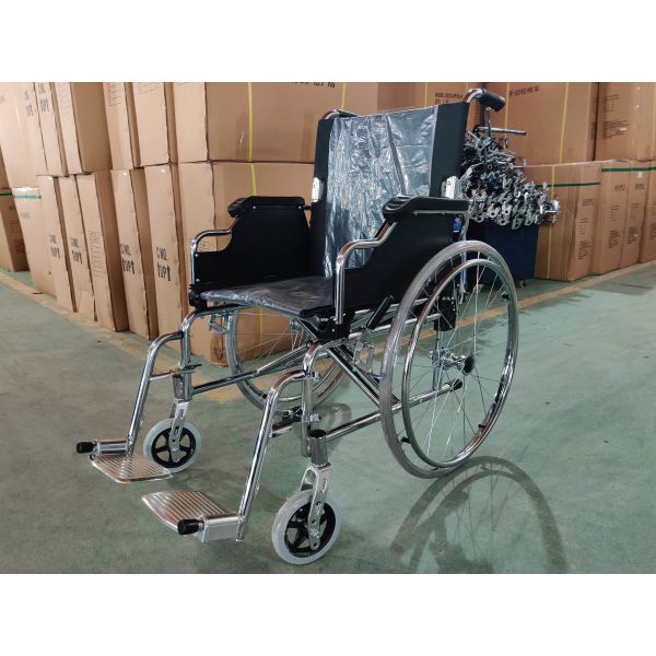 Multifunction Drive Foldable Wheelchair Foot Rests Removable