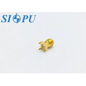 SMA Female RF Coaxial Connector – PCB Soldering Socket