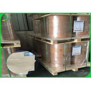 China 70gsm - 100gsm Kraft Liner Board / Uncoated Kraft Paper For Making Bags on sale