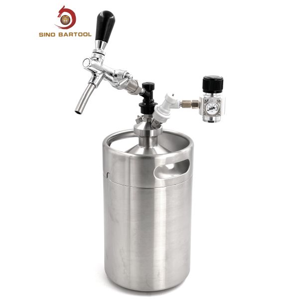 Buy Adjustable Pressure Regulator 5L Draft Beer Tap Dispenser at wholesale prices