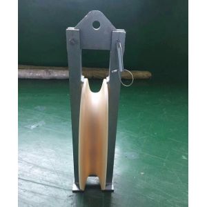 Single Sheave 660 Diameter Transmission Line Stringing Tools Stringing Block