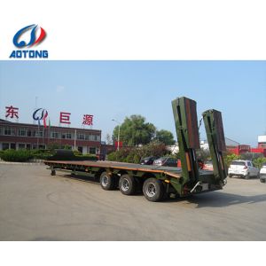 Air / Mechanical Suspension Steel Dropdeck Low Bed Semi Trailers