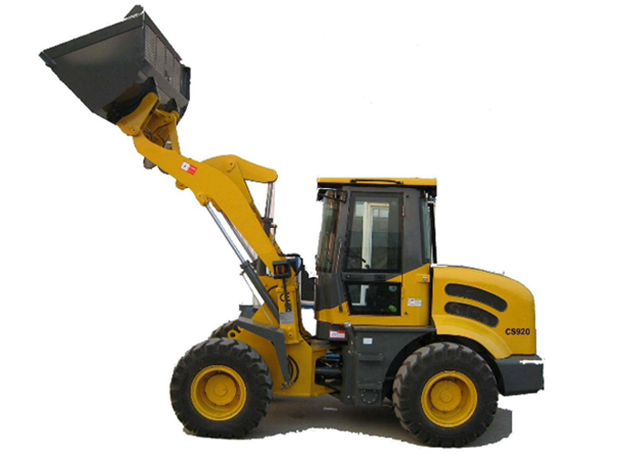 2T Load Weight Hydraulic Wheel Loader with Power Shift and Electric Shift Optional Transmission