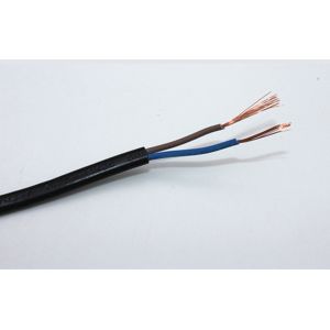2 Pin Plug 220V AC Power Cable With Stripped Tinned End 1.5m/2m/3m Power Cord