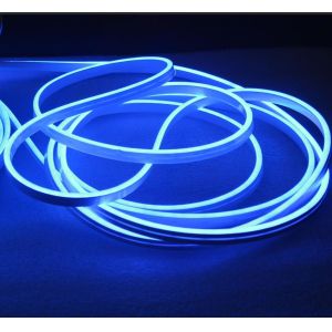 Quality High brightness standard and Mini neon waterproof led flexible light, led neon light 6W/m blue for sale
