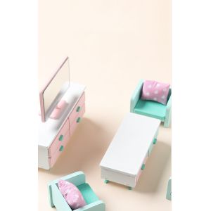 Mini Montessori Wooden Girls Bedroom Toys With No Burr