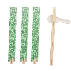 Custom Logo Disposable Chopsticks Round Bamboo Bulk Orders for Favorable