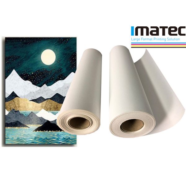 Buy Matte Stretched Inkjet Poly Cotton Canvas Prints Roll Water Resistant at wholesale prices