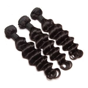 Deep Loose Wave 1 Bundle Of Brazilian Hair Extensions 30 Inch 100 Grams