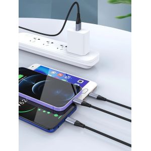 Data Cable 3 in 1 Fast Charging Data wire