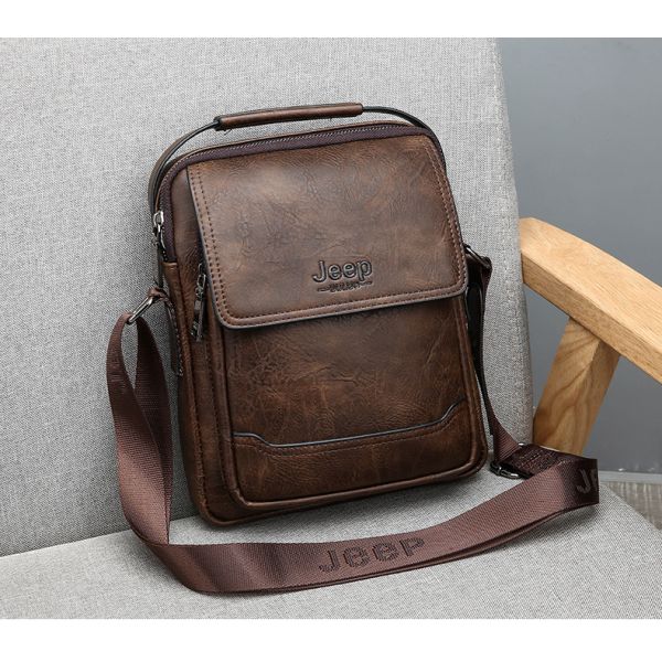 OEM Shoulder Messenger Bag Polyester JeepBuluo Leather Casual Bag