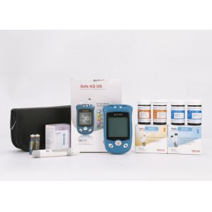 LCD Screen Blood Glucose Home Test Kit , Diabetes Monitor Kit 3 AAA Battery Safe