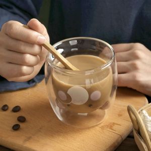 200ml Cartoon Borosilicate Personalized Glass Cup For Bar