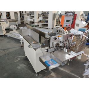 Semi Automatic Paper Napkin Serviette Tissue Plastic Bags Packing Machine
