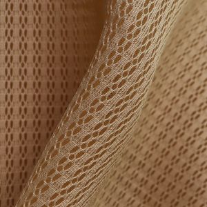 Knitted Grey Polyester Mesh Space Mesh Fabric 3mm For Seat Back