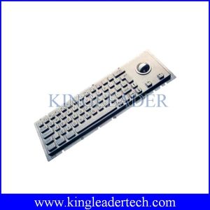 Cherry Key Switch Kiosk Rugged Trackball Keyboard IP65 Panel Mounting