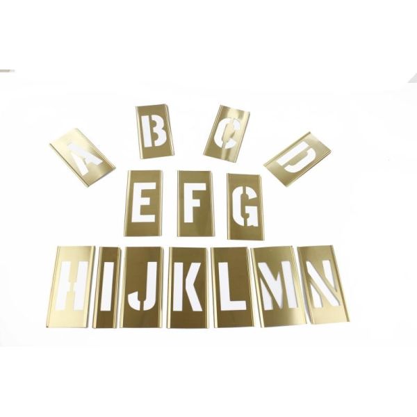 Buy Brass Adjustable Letter And Figure Stencil Set For Paint at wholesale prices