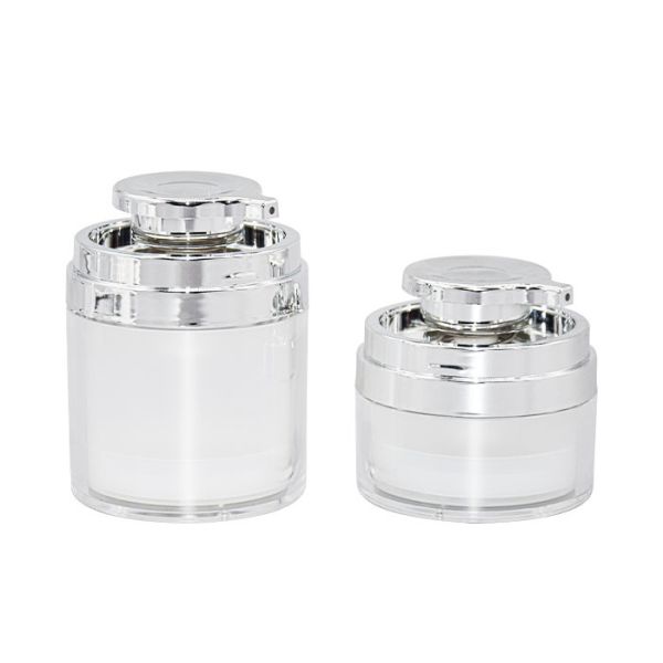 Buy Customized Airless Pump Jar Cosmetic Skincare Packaging Container 15g 30g 50g 70g at wholesale prices