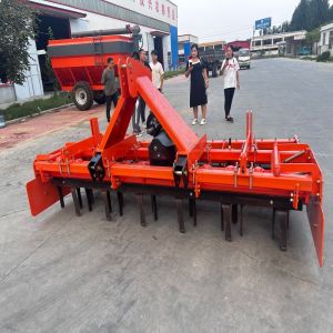 High-Efficiency Power-Driven Harrow for Soil Loosening and Leveling | Tractor