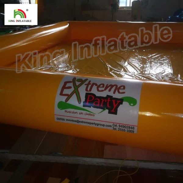 New Design 0.9mm PVC Tarpaulin Single Layer Inflatable Swimming Pools For Family