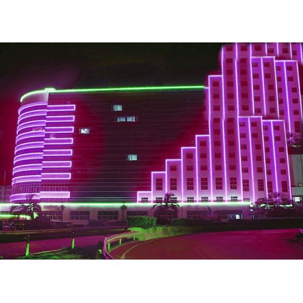 110V Led Neon Flex Light , Pink Flexible Led Neon Light For Home Decor