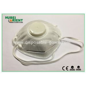 Soft NOISH N95 FFP3 Cone Dust Face Mask with Valve , Soft polypropylene