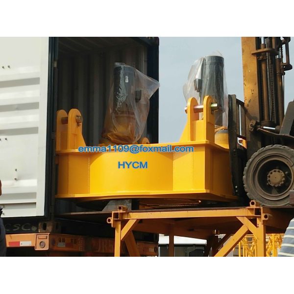 12tons QTZ7032 Construction Tower Crane Top Slewing type with VFD Control