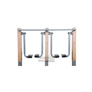 outdoor fitness equipment wood ski walker with TUV certificates