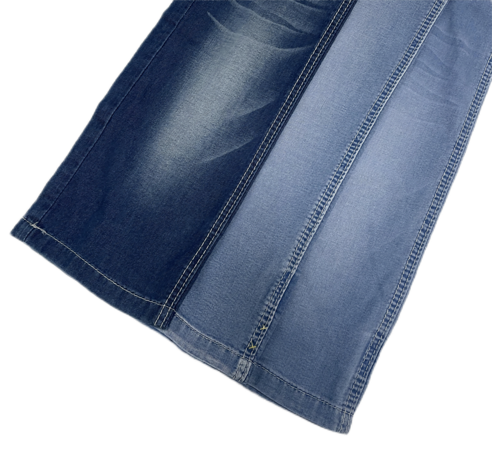 Blue Woven Summer Light Weight Tencel Lyocell Elastic Denim Fabric for Fashionable Jeans