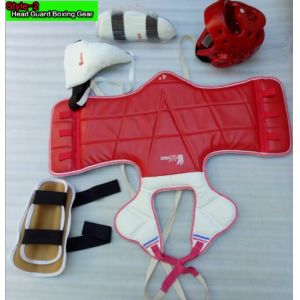 China pu leather Fashion boxing training Taekwondo Chestguard Protect Gear on sale