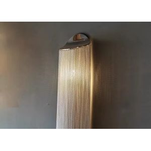 Luxury Design Indoor Decoration Living Room Staircase Modern LED Crystal Wall