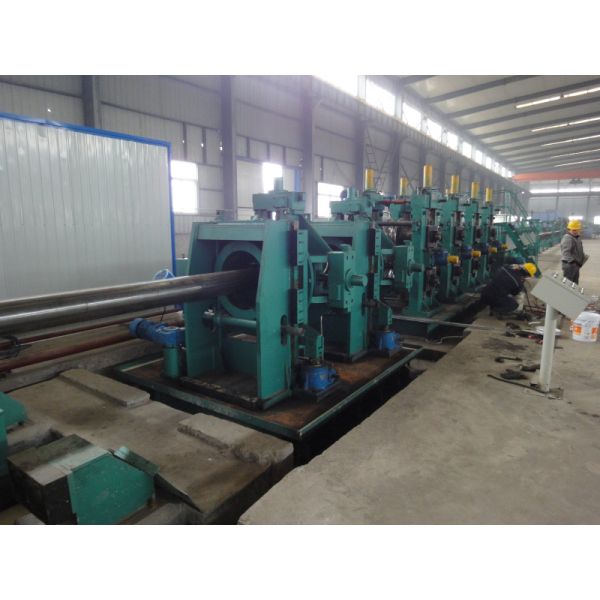 Buy Rectangular Pipe Welding Machine API Steel With Burr Remove Uncoiler at wholesale prices