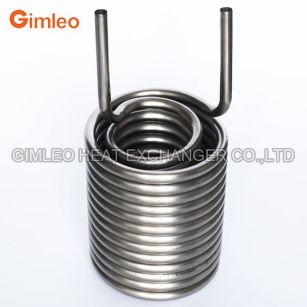 TA1 Grade Titanium Cooling Coil 9.52mm 12.7mm 16mm 19mm For Heat Transfer