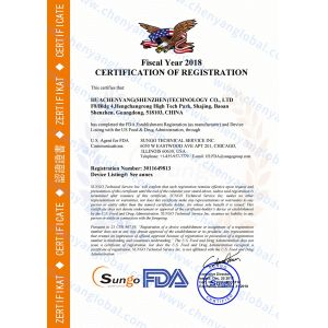 Huachenyang (Shenzhen) Technology Co., Ltd Certifications