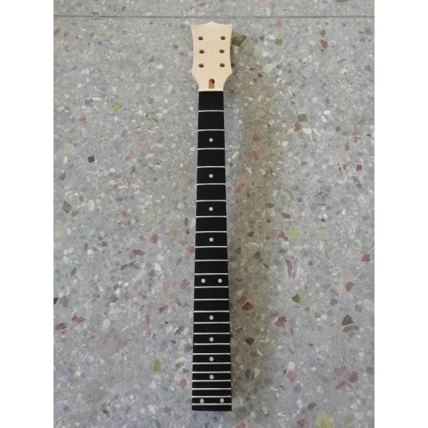 Custom Grand 22 Fret Roasted Maple Electric Guitar Neck for Handmade Tele Guitar Kits Gloss Finished with Bone Nut