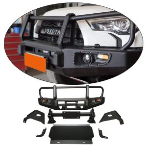 Black Off Road 4x4 Bumper Toyota 4runner Bumper Original Car Hole Installation
