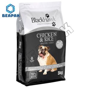 Printed Pet Food Packaging Flat Bottom Pouch Non Delamination